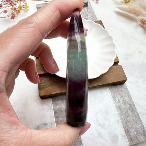 Gorgeous Small Candy Fluorite Free Form - Picture 7 of 7